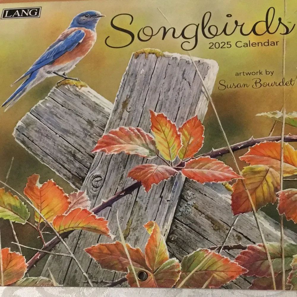 LANG Songbirds 2025 Calendar - GREAT FOR CRAFTS